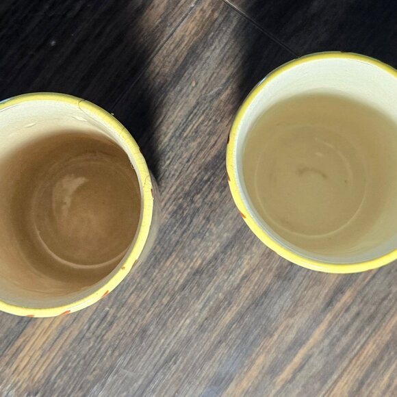 Vintage/MCM NASCO Ceramic Cups Featuring Danish Peasants (Set of Two) - Picture 9 of 12